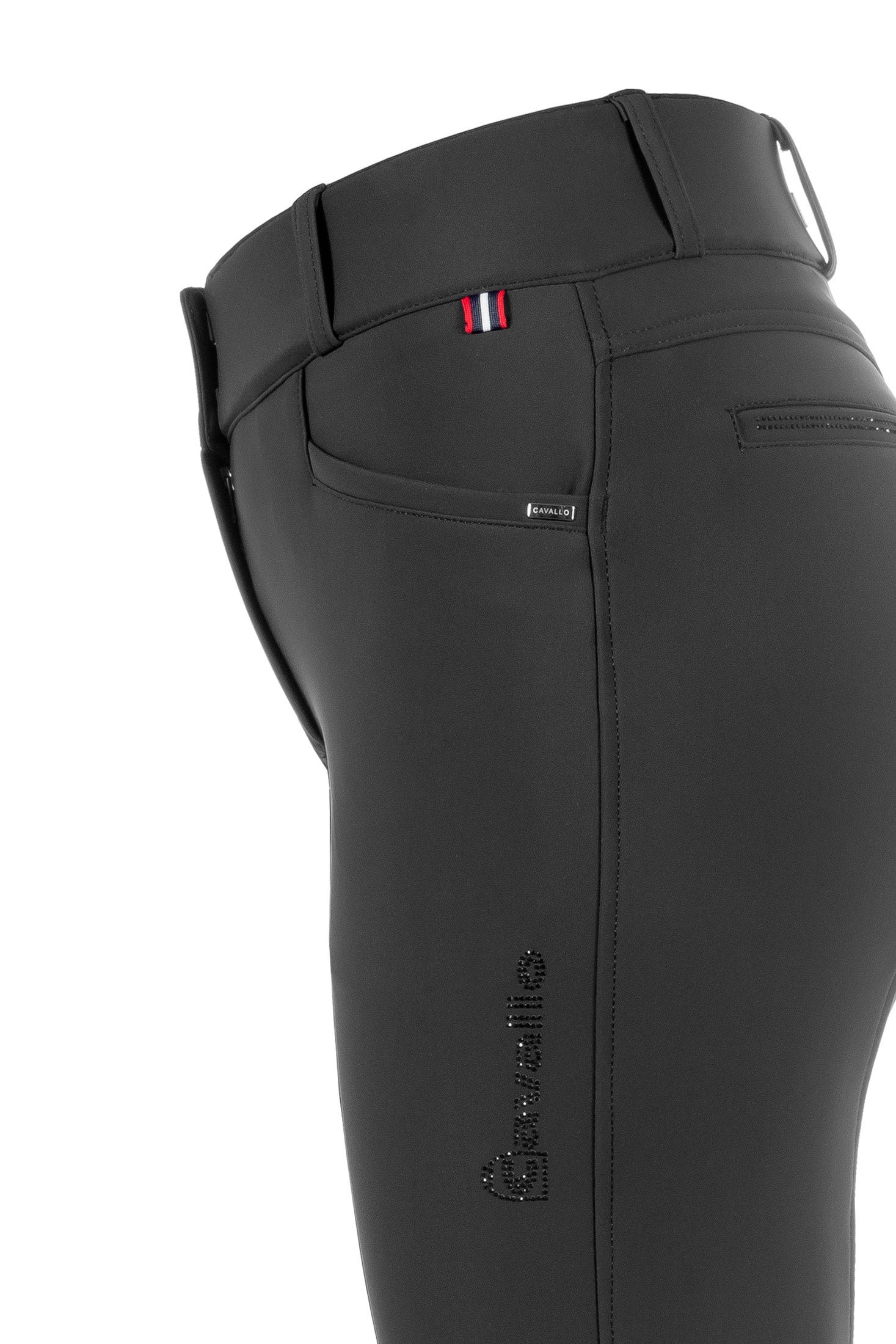 Reithose CAVALCHARLET GRIP CAVAGRIP® Silikon Vollbesatz, Handytaschen