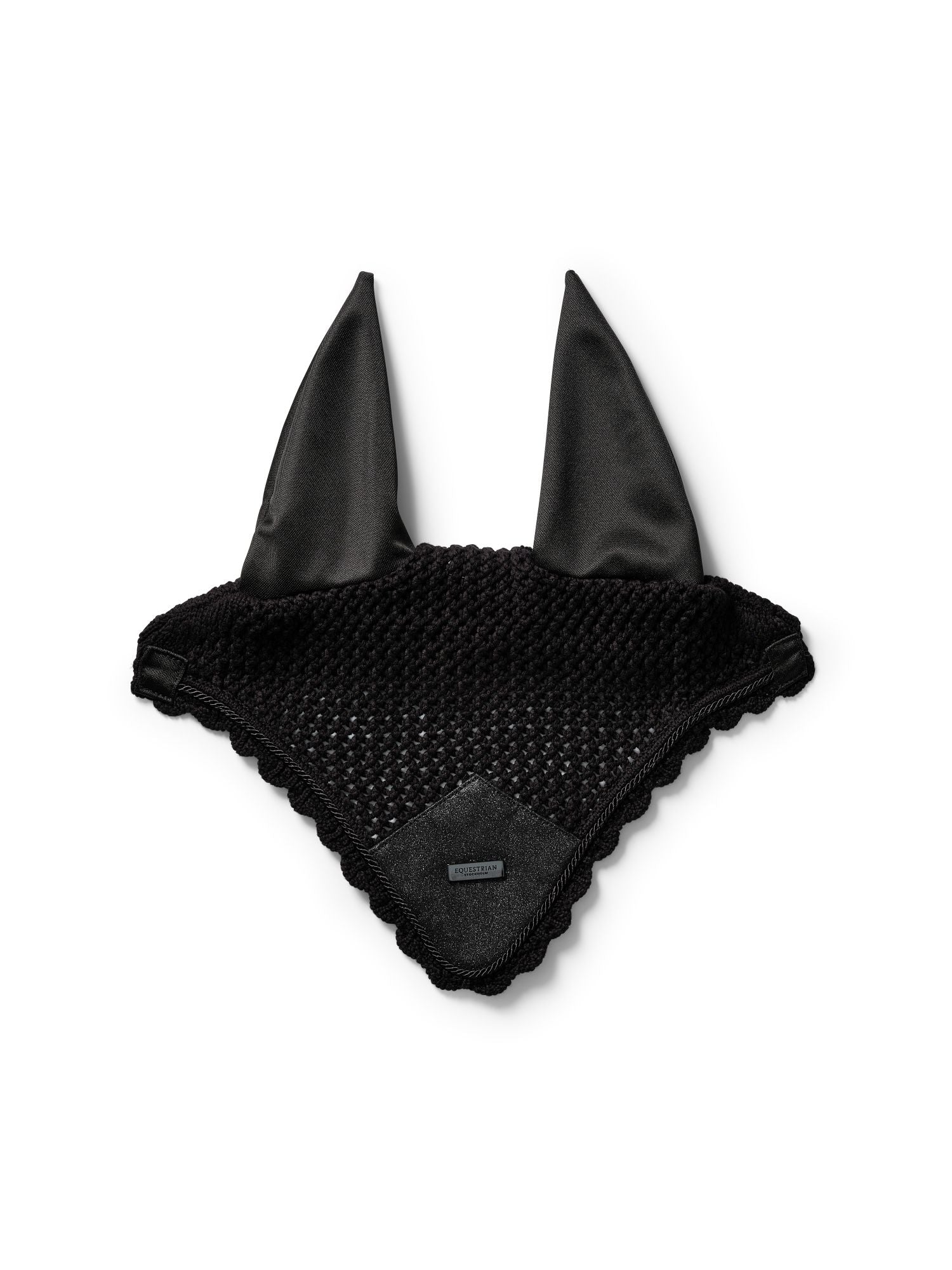 Fliegenhaube Black Glitter