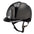 Schale Schwarz Crown IN Carbon mit Metal Schwarz Visier,Oberteil, Vorderteil & Hinterteil Einsatz - (3 COP.)