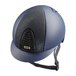 KEP Cromo 2.0 Matt Blau - Raw Blau Rahmen, Gitter, Untergitter und KEP Logo - Matt Blau Visier - Vorderteil Einsatz LUMINOR Blau