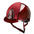 KEP Cromo 2.0 Metal BORDEUAX - CHROME Rahmen mit Silber night Glitzersteinen - CHROME Untergitter - Metal BORDEUAX GIRD und KEP Logo - Milano Bordeaux Vorderteil Einsatz mit Silber night Glitzersteinen - Bordeaux Beriemung