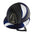 KEP Cromo 2.0 Glänzend Metal Blau - CHROME Rahmen und Untergitter - Glänzend Metal Blau Gitter und KEP Logo - Polo Visier - Vorderteil Einsatz Milano Velvet SHINING Blau