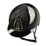 KEP Cromo 2.0 Glänzend Schwarz - CHROME Rahmen, Untergitter und KEP Logo - Glänzend Schwarz Gitter - Vorderteil Einsatz NEBULA Schwarz und Silber