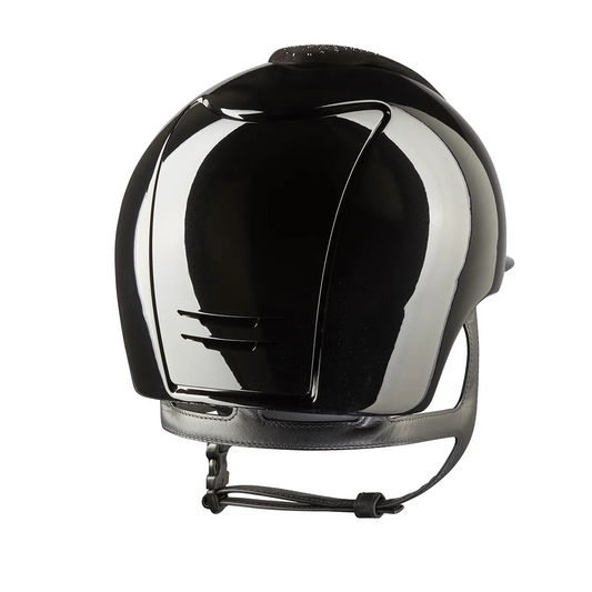 KEP Cromo 2.0 Glänzend Schwarz - CHROME Rahmen, Untergitter und KEP Logo - Glänzend Schwarz Gitter - Vorderteil Einsatz NEBULA Schwarz und Silber
