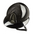 KEP Cromo 2.0 Glänzend Schwarz - CHROME Rahmen, Untergitter und KEP Logo - Glänzend Schwarz Gitter - Vorderteil Einsatz NEBULA Schwarz und Silber - Polo Visier