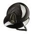 KEP Cromo 2.0 Glänzend Schwarz - CHROME Rahmen, Untergitter und KEP Logo - Glänzend Schwarz Gitter - Vorderteil Einsatz NEBULA Schwarz und Silber - Polo Visier