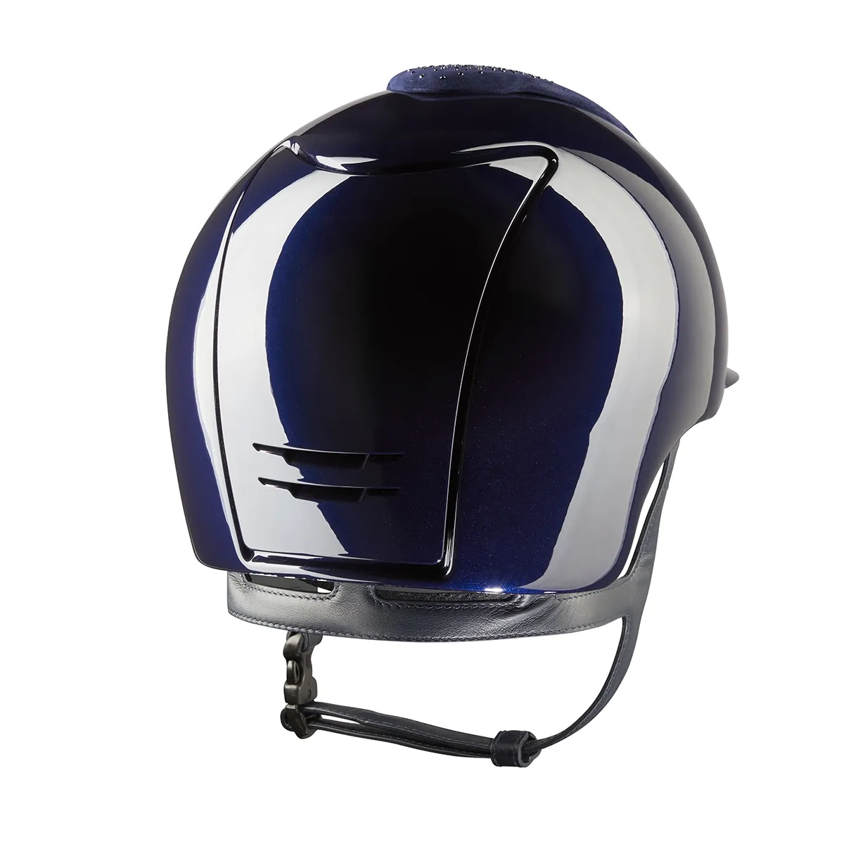 KEP Cromo 2.0 Glänzend Blau - CHROME Rahmen, Untergitter und KEP Logo - Glänzend Blau Gitter - Vorderteil Einsatz NEBULA Blau und Silber