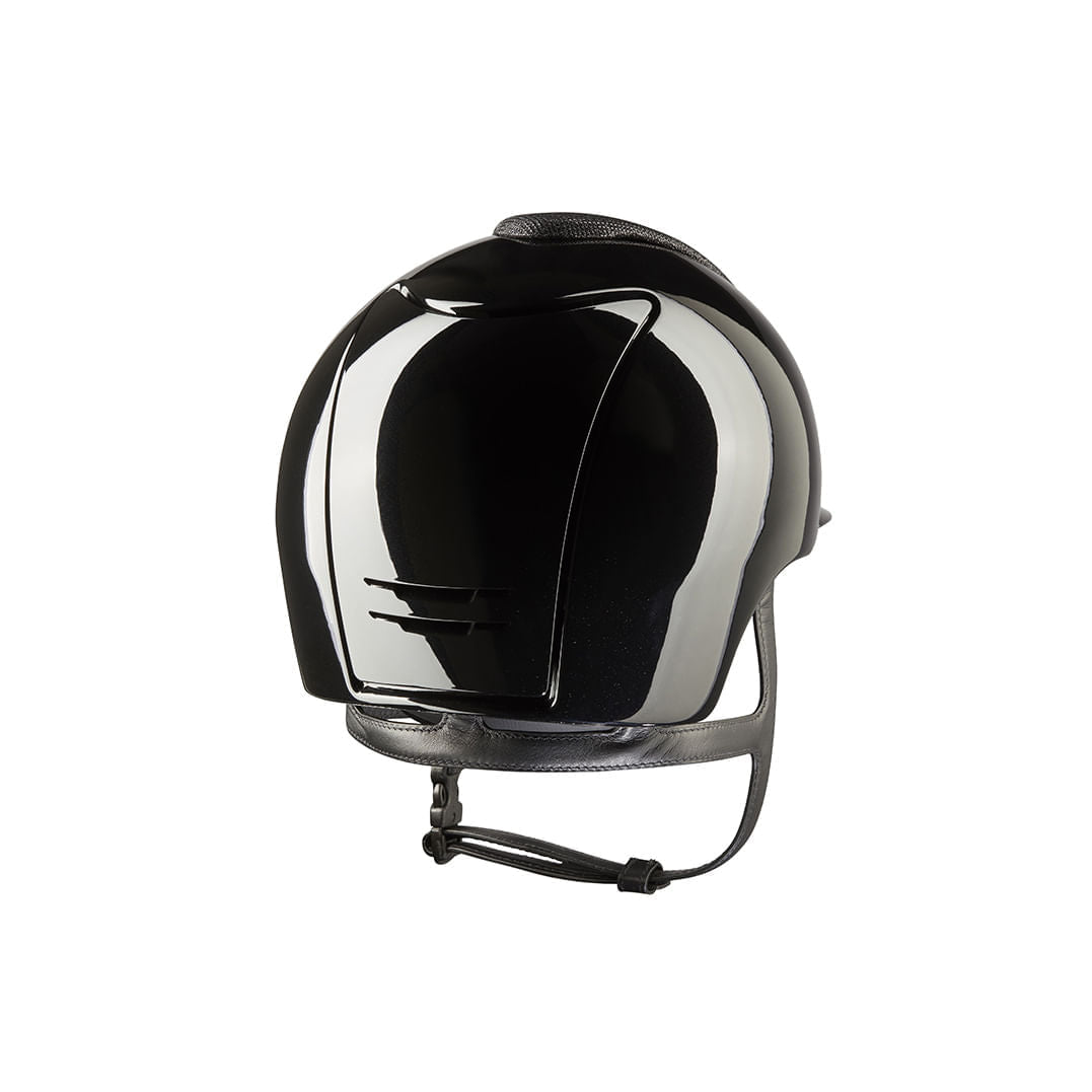 KEP Cromo 2.0 Glänzend Metal Schwarz - CHROME Rahmen - Glänzend Schwarz Gitter, Untergitter und KEP Logo - KEP LOGO Glitzersteinen auf Schwarz SUEDE - Vorderteil Einsatz LUMINOR Schwarz