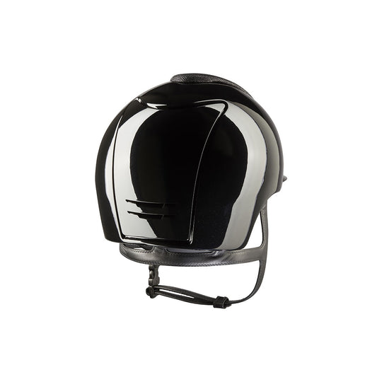 KEP Cromo 2.0 Glänzend Metal Schwarz - CHROME Rahmen - Glänzend Schwarz Gitter, Untergitter und KEP Logo - KEP LOGO Glitzersteinen auf Schwarz SUEDE - Vorderteil Einsatz LUMINOR Schwarz