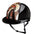 KEP Cromo 2.0 Glänzend Schwarz - Glänzend Schwarz Rahmen, Gitter, KEP Logo und Polo Visier - Tex Orange Untergitter - PEGASUS Orange Vorderteil Einsatz