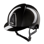 KEP Cromo 2.0 Shine Schwarz - CHROME Rahmen - Raw Schwarz Gitter, Untergitter und KEP Logo - Shine Schwarz Visier
