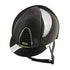 KEP Cromo 2.0 Shine Schwarz - CHROME Rahmen - Raw Schwarz Gitter, Untergitter und KEP Logo - Shine Schwarz Visier - Vorderteil Einsatz LUMINOR Schwarz
