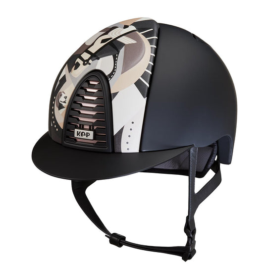 KEP Cromo 2.0 Textile Schwarz - Textile Schwarz Rahmen, Gitter und KEP Logo - Diamond Pink Untergitter - PEGASUS Grau FRauf Einsatz