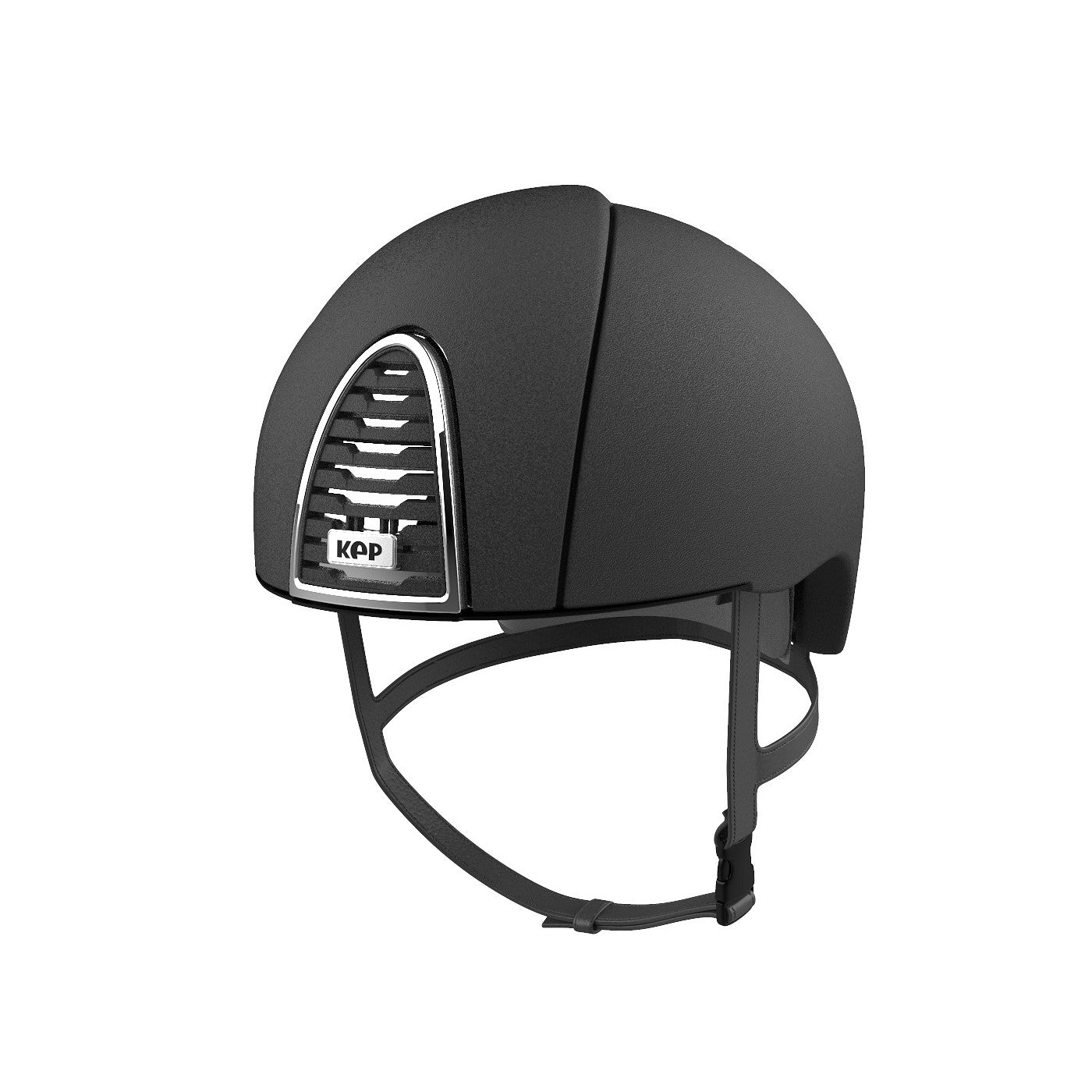 KEP Cromo Jockey textured frame chrome,grid black