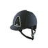 KEP Cromo textile black grid, black chinstrap + Swarovsky