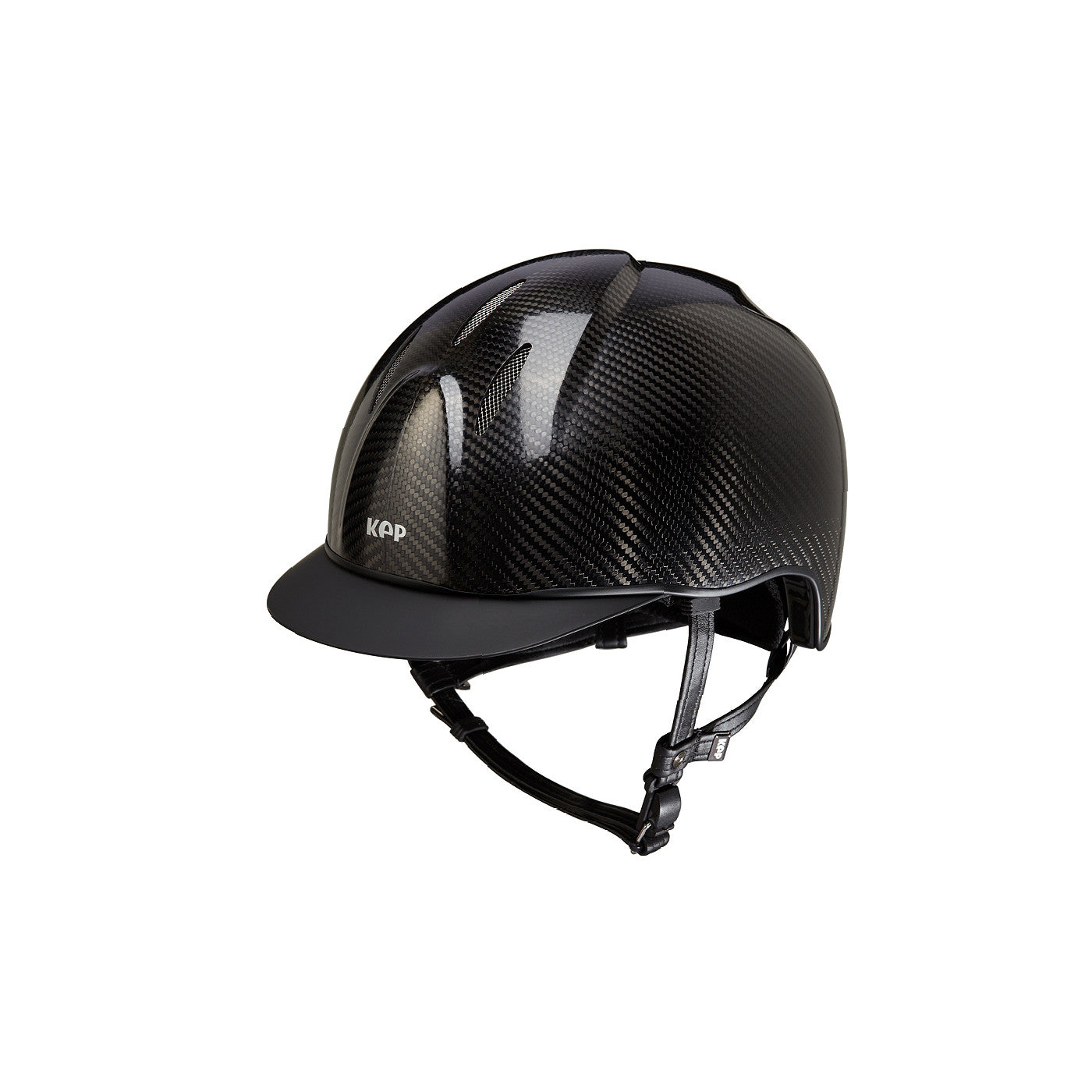 KEP Shiny black crown Carbon, black Opaque visor, stainless grill