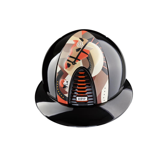 KEP Cromo 2.0 black polish, black frame front and back orange Pegasus Polo