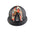 KEP Cromo 2.0 black textile front and back Orange Vikings Polo