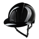 KEP Smart Nova Metal Glänzend Schwarz - Polo Visier - Glitzer Schwarz