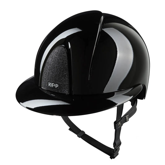 KEP Smart Nova Metal Glänzend Schwarz - Polo Visier - Glitzer Schwarz