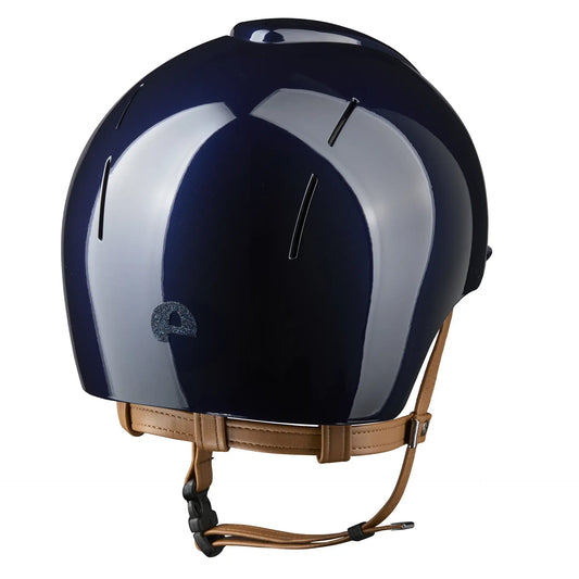 KEP Smart Nova Metal Glänzend Blau - Beige Beriemung - Glitzer Blau
