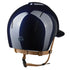 KEP Smart Nova Metal Glänzend Blau - Beige Beriemung - Polo Visier - Glitzer Blau