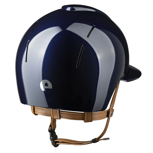 KEP Smart Nova Metal Glänzend Blau - Beige Beriemung - Polo Visier