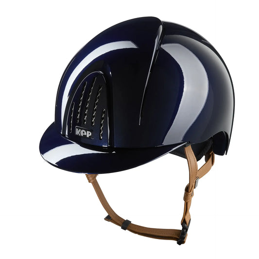 KEP Smart Nova Metal Glänzend Blau - Beige Beriemung
