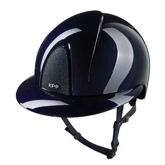 KEP Smart Nova Metal Glänzend Blau - Polo Visier - Glitzer Blau