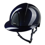 KEP Smart Nova Metal Glänzend Blau - Polo Visier - Glitzer Blau