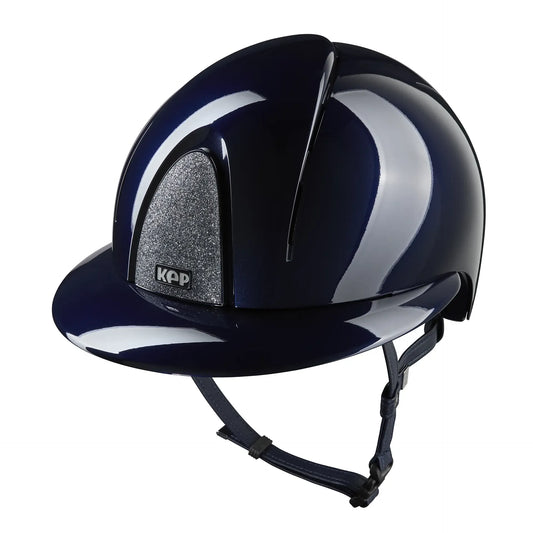 KEP Smart Nova Textile Blau - Polo Visier - Glitzer Silber