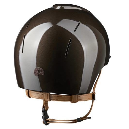 KEP Smart Nova Metal Glänzend Braun - Beige Beriemung - Glitzer Braun