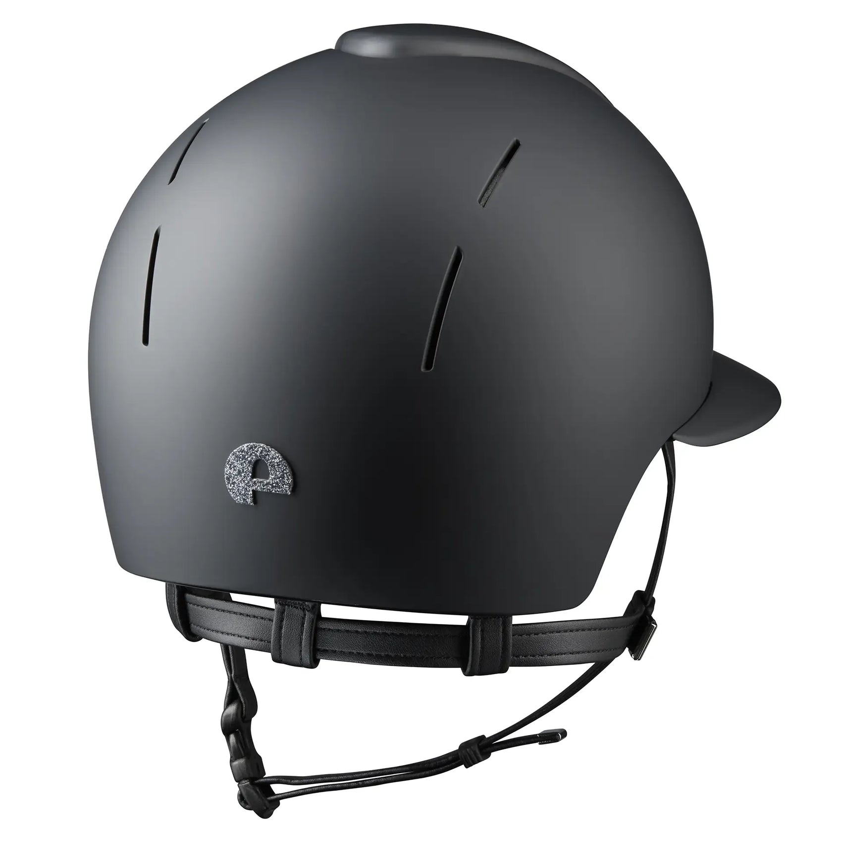 KEP Smart Nova Textile Schwarz - Polo Visier - Glitzer Silber