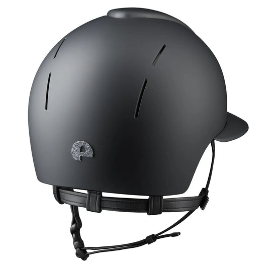 KEP Smart Nova Textile Schwarz - Polo Visier - Glitzer Silber