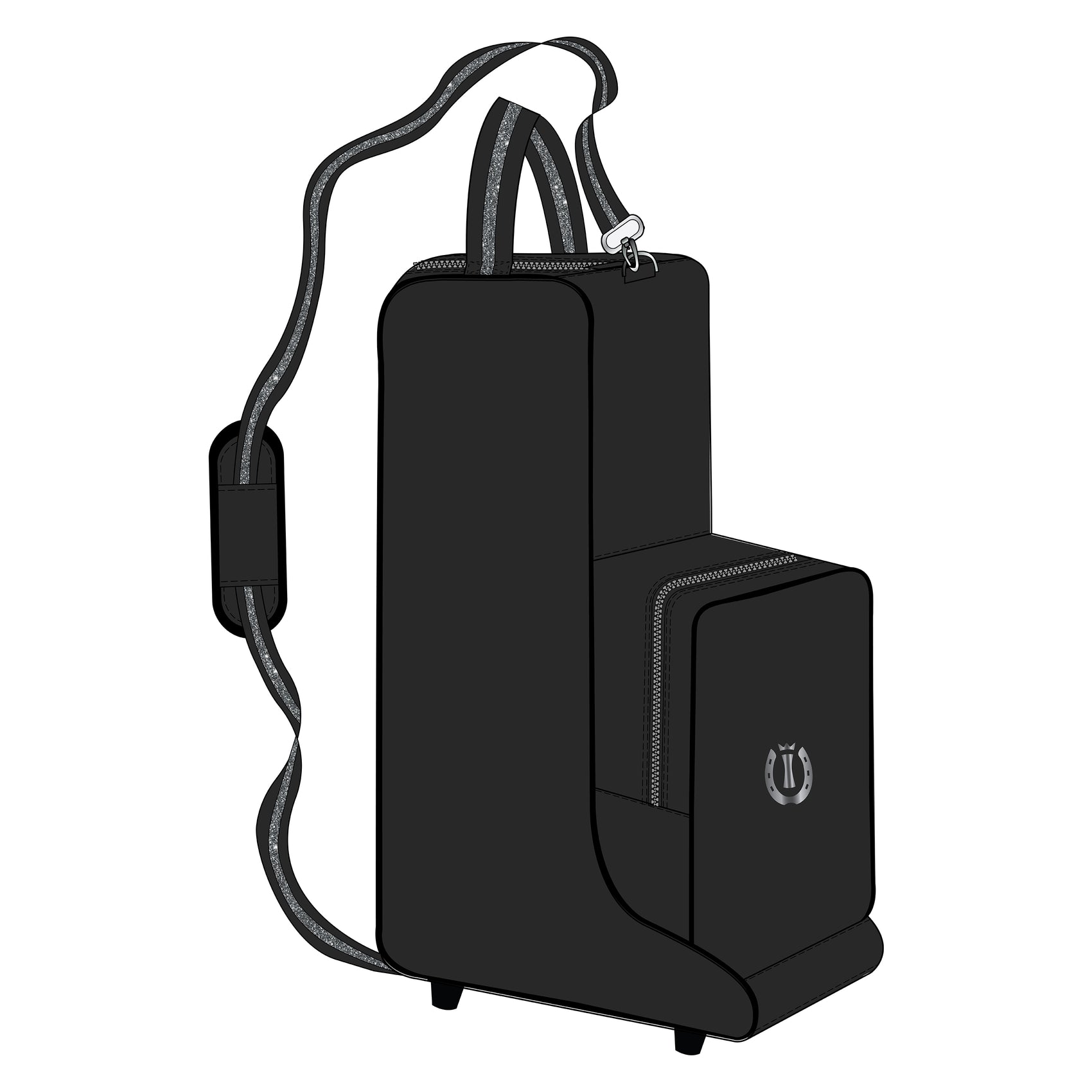 Steifel und Reithelm Tasche IRHBasic