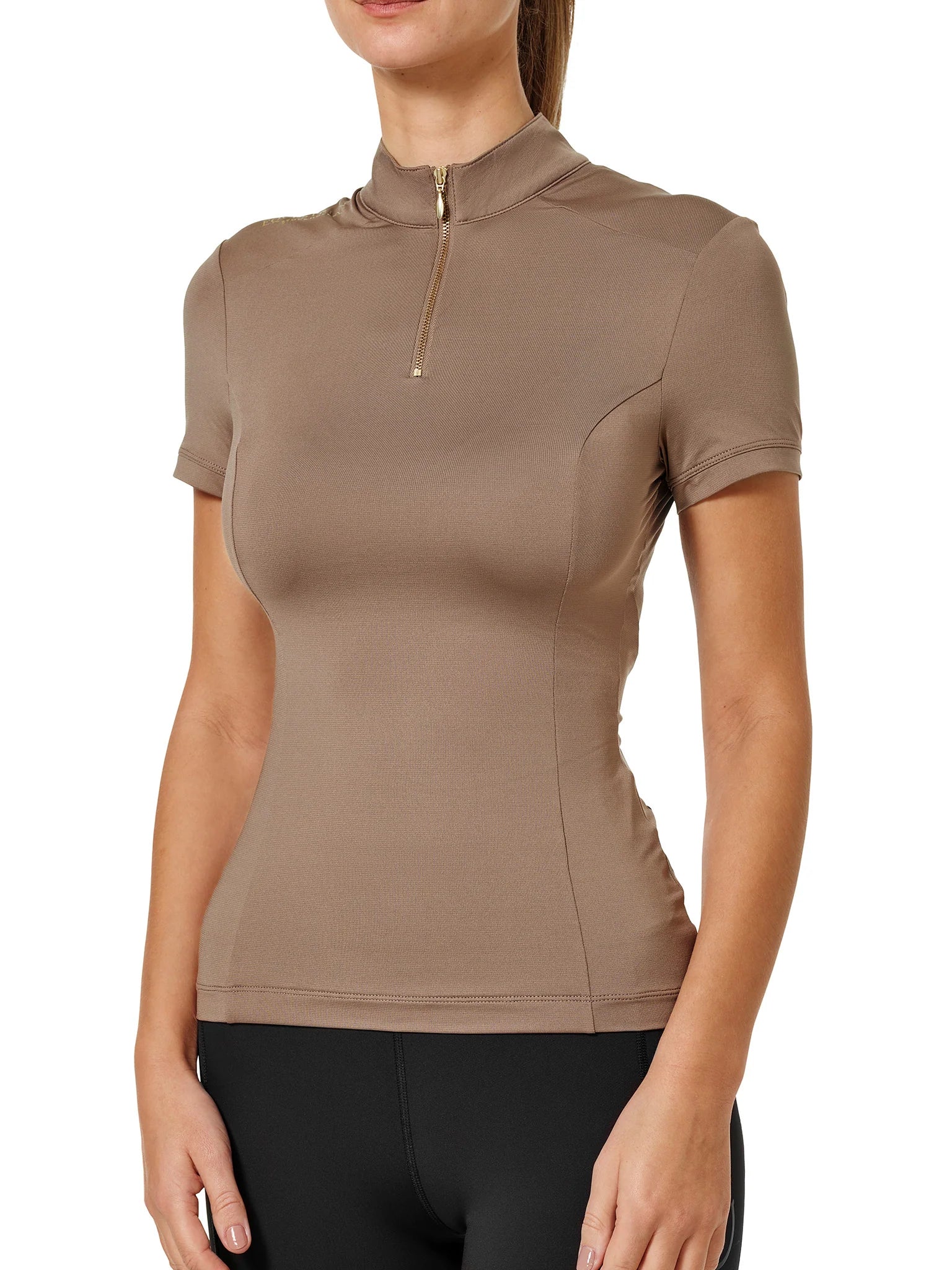 UV Protection Top Kurzärmlig Champange