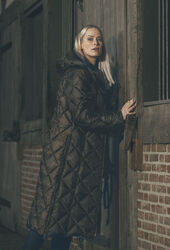 PIKEUR QUILTDIAMOND COAT Mantel mit Kapuze