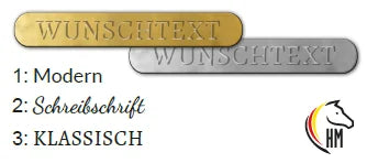 Hans Melzer Lederhalfter Schwaiganger schwarz/silber