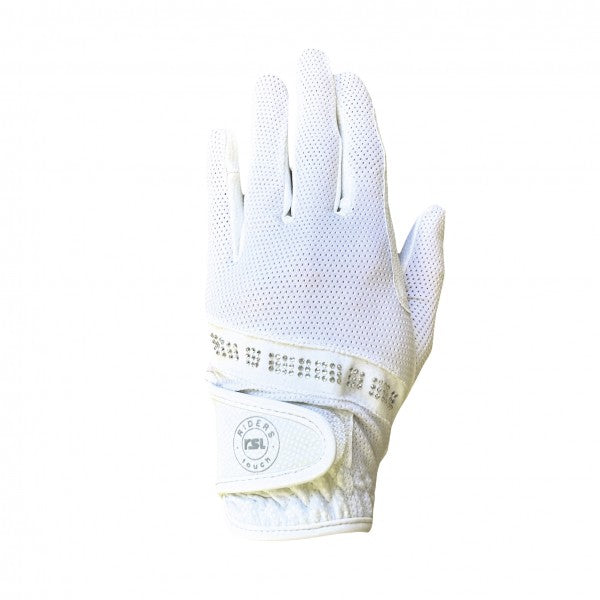 MESSINA Reithandschuhe mit Glitzersteinen