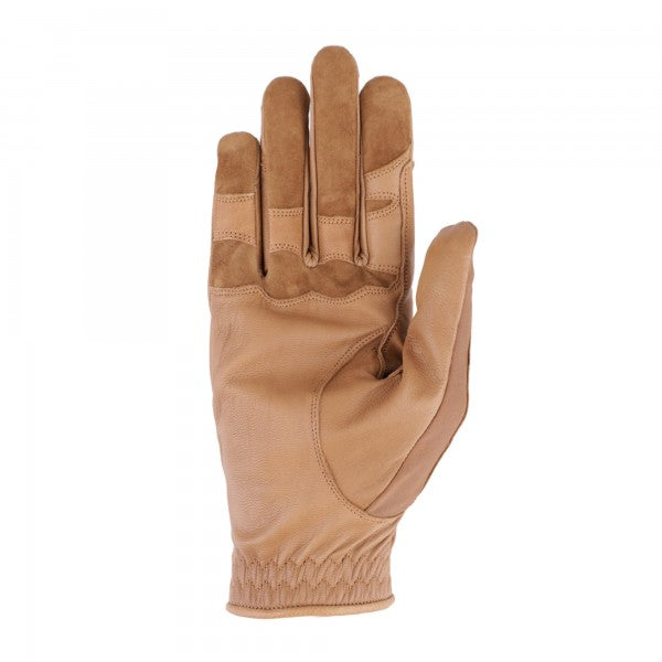 CHICAGO Reithandschuhe aus Ziegen-Nappa Leder, Mesh-Einsätze, Klettverschluss