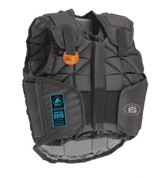 "USG Flexi Motion" Panel-Sicherheitsweste ,  EN 13158-2018, 100 % Polyester, Reißverschluss.