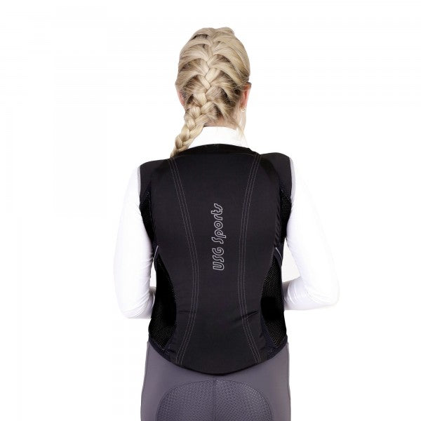 Rückenschutz "Precto Quick Fit",  mit Reißverschluss und zusätzlichem leichtem Front- und Seitenpolster, nach EN1621-2 zertifiziert