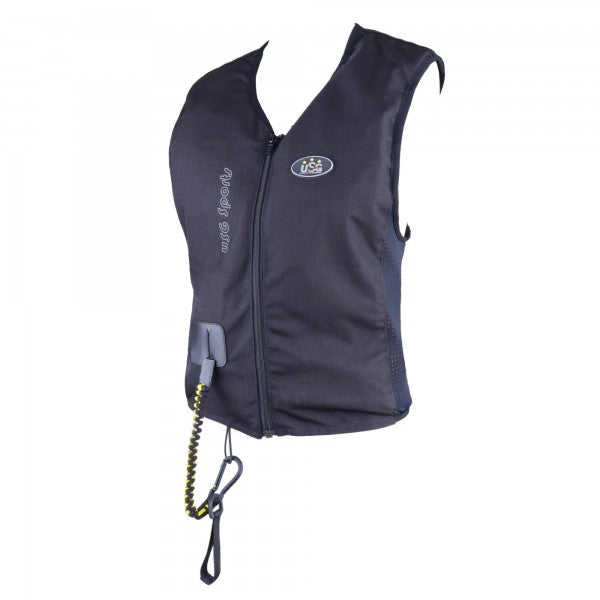 AIXPLORER Cordura® Airbag-Weste, moderne Luft-Weste, atmungsaktiv und komfortabel, mit bewährtem EquiAirbag®-System, inkl. einer CO2-Kartusche à 45 g und Werkzeug