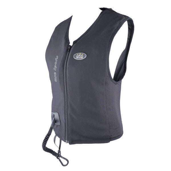 AIXPLORER Softshell Airbag-Weste, moderne Luft-Weste, atmungsaktiv und komfortabel, mit bewährtem EquiAirbag®-System, inkl. einer CO2-Kartusche à 45 g und Werkzeug