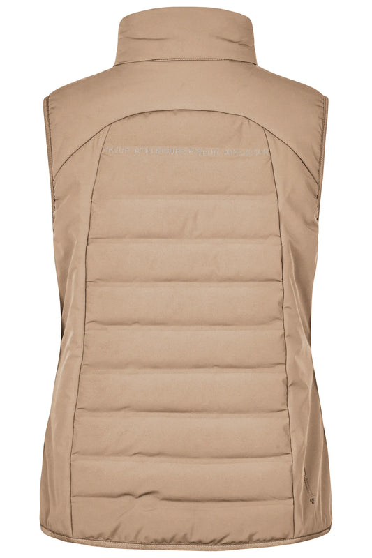 PIKEUR PIKEUR QUILTED FLEXVEST Steppweste – mocha cream – Rückansicht