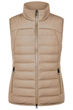 PIKEUR PIKEUR QUILTED FLEXVEST Steppweste – mocha cream – Vorderansicht