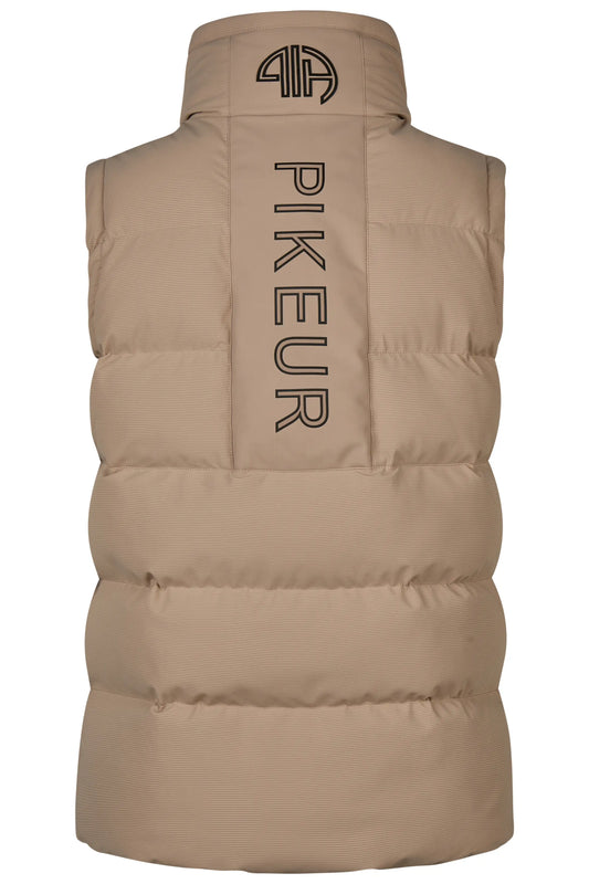 PIKEUR PIKEUR QUILTED VEST Steppweste – mocha cream – Rückansicht