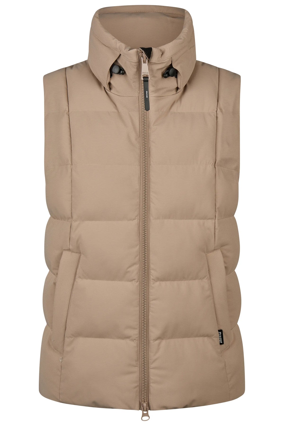 PIKEUR PIKEUR QUILTED VEST Steppweste – mocha cream – Vorderansicht