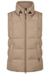 PIKEUR PIKEUR QUILTED VEST Steppweste – mocha cream – Vorderansicht