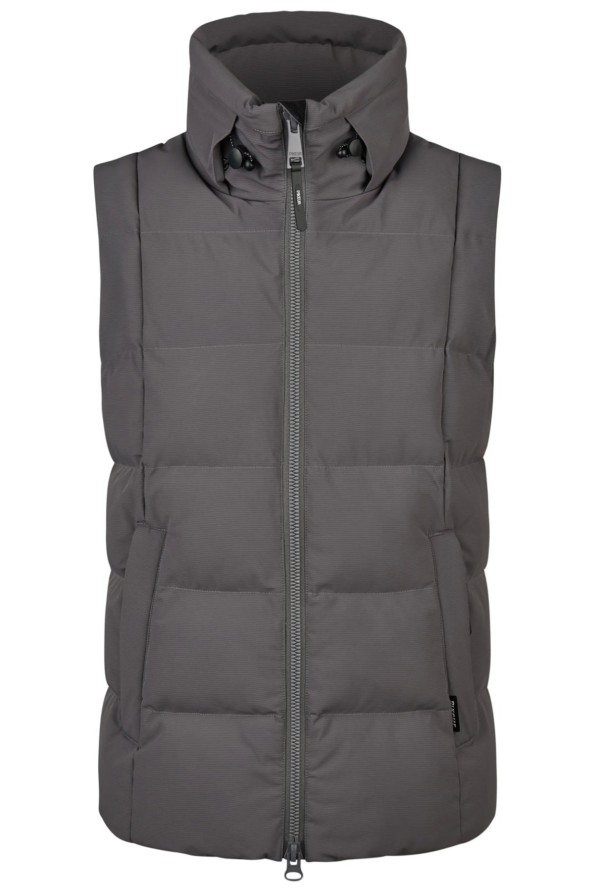 PIKEUR PIKEUR QUILTED VEST Steppweste – basalt grey – Vorderansicht